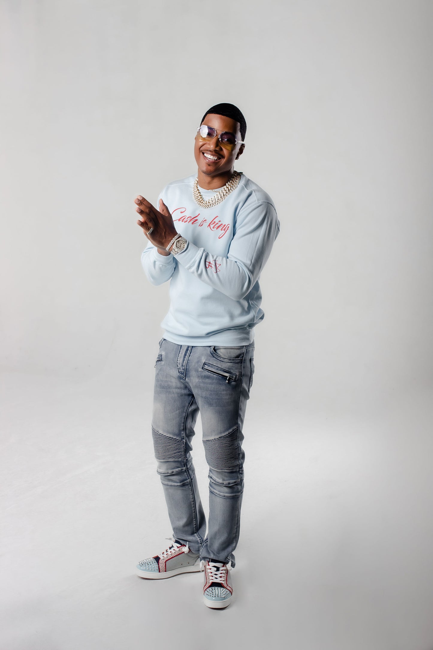 "Cash Is King" Unisex Crewneck Sweater