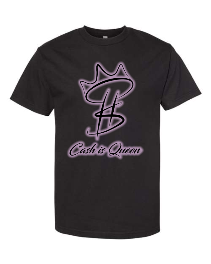 Cash is Queen Logo Tee