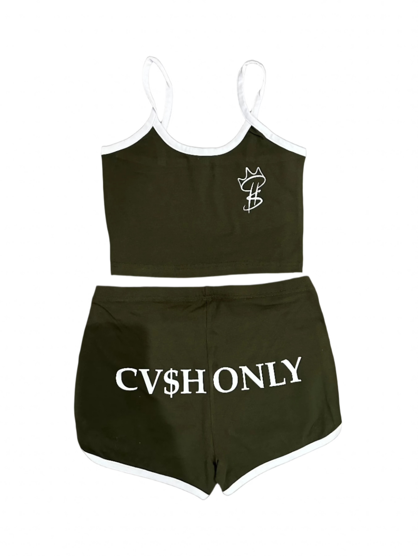 "CASH ONLY" Short Set