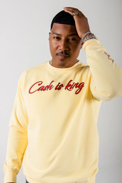 "Cash is King" Crewneck UNISEX