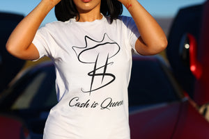 Cash Is Queen Logo T-shirt