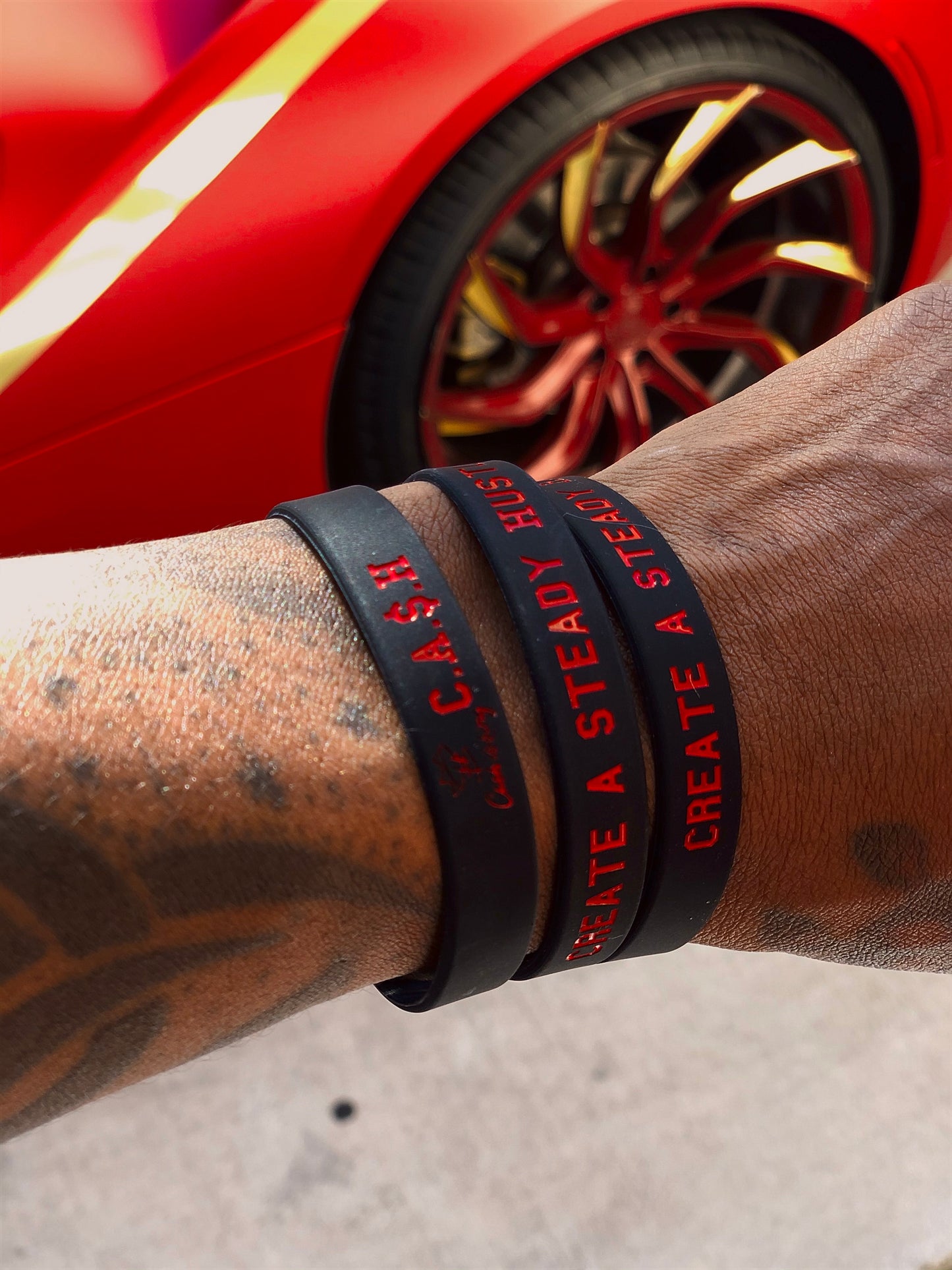 C.A.$.H (wristbands)